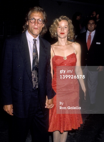 Woody Harrelson with his ex-wife Nancy Simon